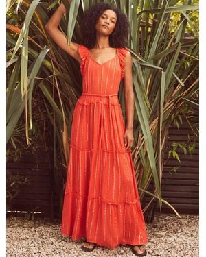 Ro & Zo Tiered Maxi Dress