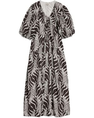 Albaray Mono Palm Dress - White