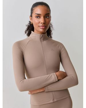 MONTIREX Form Full Zip T-Shirt - Brown