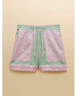 Joules Annie Pull On Oxford Shorts - Multicolor