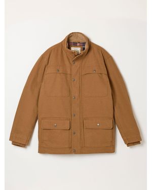 FatFace Fatface Sudeley Tan Canvas Jacket - Brown