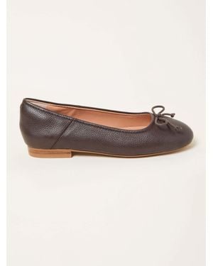 FatFace Fatface Ballerinas Aus Leder - Natur