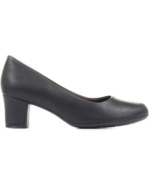 Pavers Heeled Court Shoes - Schwarz