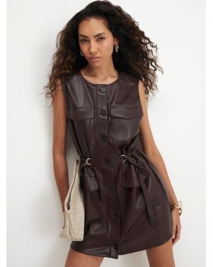 River Island Utility Mini Dress - Black