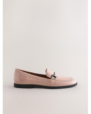 Next Forever Comfort Trim Hardware Loafers - Pink