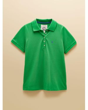 Joules Woody Cotton Pique Short Sleeve Polo Shirt - Green