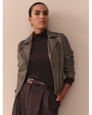 Next 100% Merino Wool N. Premium Roll Neck Sweater - Brown