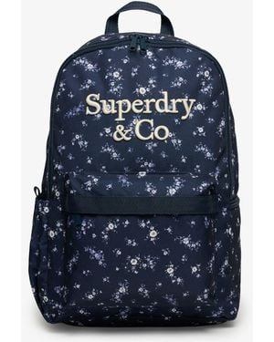 Superdry Heritage Aop Backpack - Blue