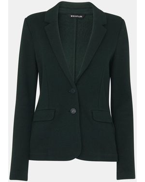 Whistles Slim Jersey Jacket - Green