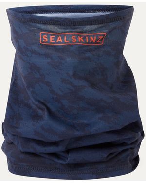 SealSkinz Harpley Water Repellent Neck Warmer Scarf - Blue