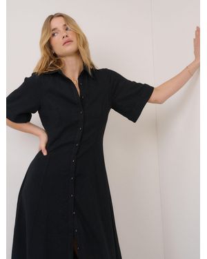 Nobody's Child Nobodys Child Dillon Shirt Dress - Black