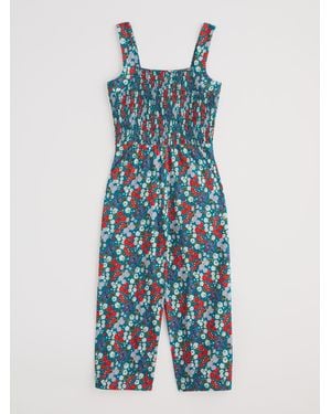 Seasalt Cornwall Waxwing Jersey Wide Leg Jumpsuit - Blue