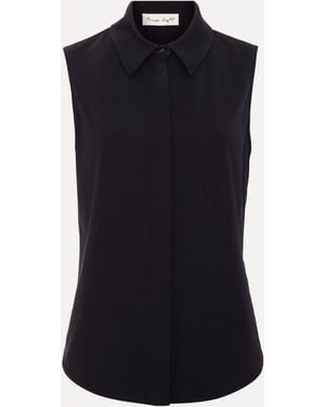 Phase Eight Helena Zip Top - Black