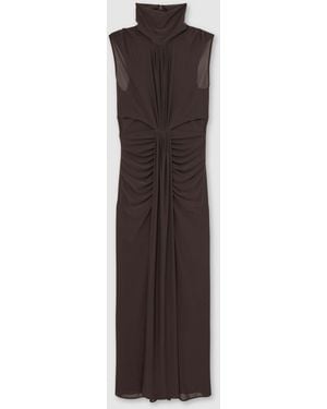 Reiss Ruched Sleeveless Maxi Dress - Multicolor