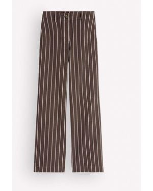 Boden Belgravia Twill Pants - Brown