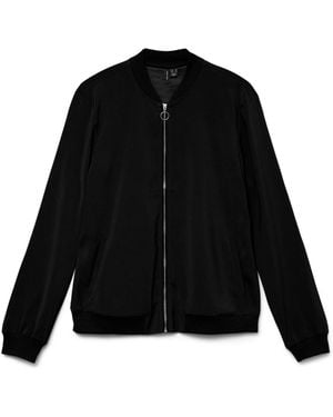 Vero Moda Petite Lightweight Bomber Jacket - Black