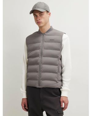 River Island Muscle Fit Gilet - Gray