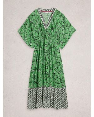 White Stuff Otterley Beach Dress - Green