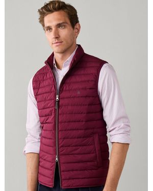 Hackett Ultra Lightweight Gilet - Red