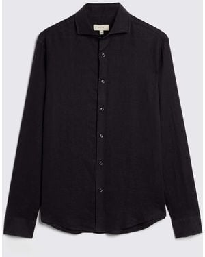 Moss Linen Shirt - Blue