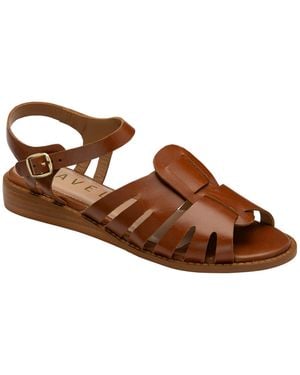 Ravel Leather Slingback Sandals - Brown
