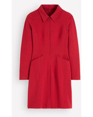 Boden Nia Ottoman Long Sleeve Dress - Red