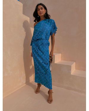Never Fully Dressed Sunshine Tilly Dress - Blau