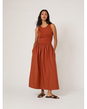 Nobody's Child Nobodys Child Vera Midi Dress - Red