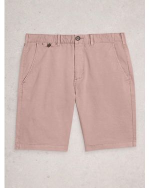 White Stuff Sutton Cotton Chino Shorts - Pink