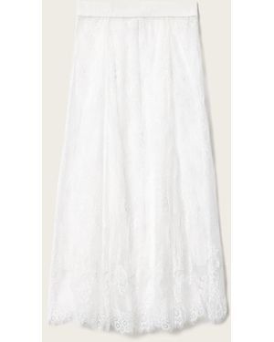 AllSaints Allsaints Arran Lace Skirt - Natural