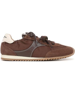 Sam Edelman Ivanna Regular Fit Laceup Sneakers - Brown