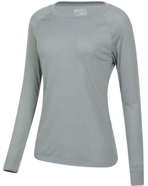 Mountain Warehouse Talus Round Neck Thermal Top - Gray