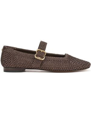 Sam Edelman Michaela Knit Regular Fit Mary Jane Shoes - White