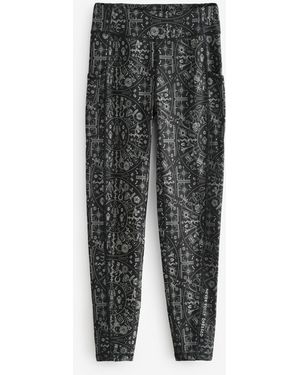 Never Fully Dressed Sports Leggings - Gray