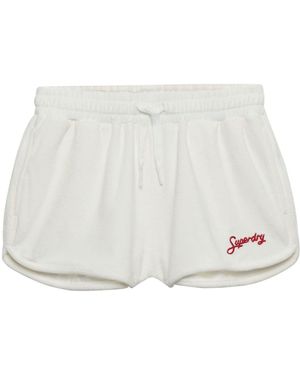 Superdry Heritage Terry Shorts - White