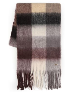 Totes Chunky Brushed Scarf - Purple