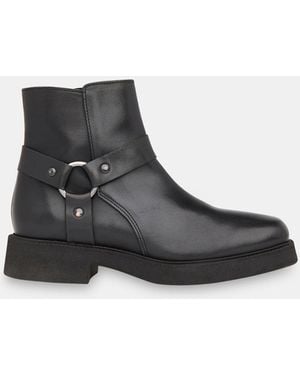 Whistles Women's Matteo Biker Boot - White