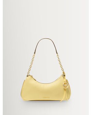 Michael Kors Michael Kors Lemon Nolita Medium Chain Pouchette Bag - Natural