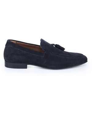 OFF THE HOOK Emerson Suede Tassel Loafers - Blue