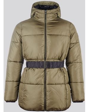 U.S. POLO ASSN. U. S. Polo Assn U. S. Polo Assn. Belted Puffer Jacket - Green