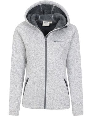 Mountain Warehouse Nevis Fur Lined Hoodie - Gray