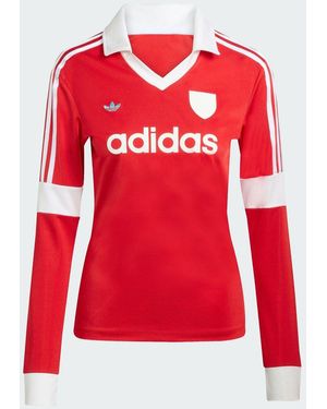 adidas Originals Graphic Football Shirts Long Sleeve Jersey - Red