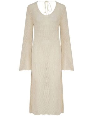 Pour Moi Crochet Maxi Dress - White