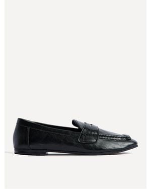 Linzi Edition Square Toe Penny Loafers - Blue