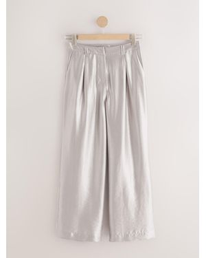 Next Super Wide Pants - Natural