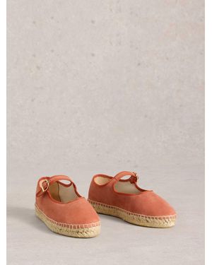 White Stuff Stuff Mary Jane Espadrilles - Brown