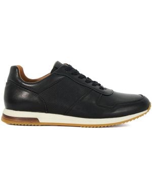 Dune Trilogy Breite Passform Perforierte Laufschuhe - Schwarz