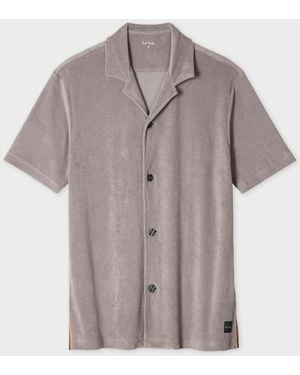 Paul Smith Signature Stripe Towel Shirt - Grey