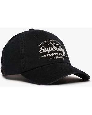 Superdry Vintage Club Baseball Cap - Black