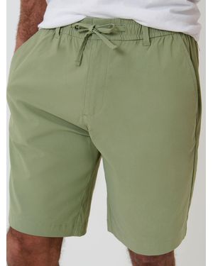 Threadbare Elasticated Waist Stretch Chino Shorts - Green